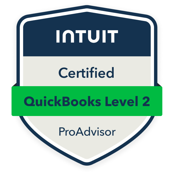 Intuit Certified QuickBooks Level 2 - ProAdvisor